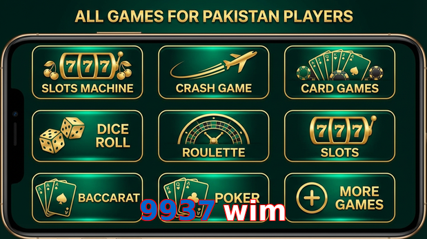 Main screen of 9937 Wim games page for PK players